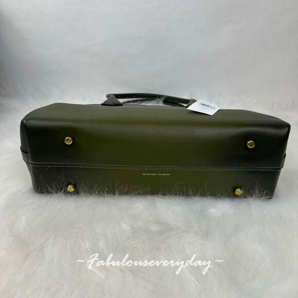 Coach Empire Carryall Bag 34 Shoulder Bag In Leather/Gold/Olive CCC30 NWT - Picture 7 of 9